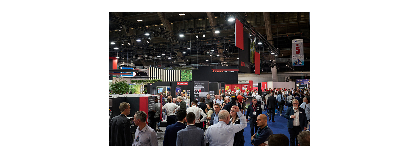 Labelexpo Europe 2023 - busy show floor.