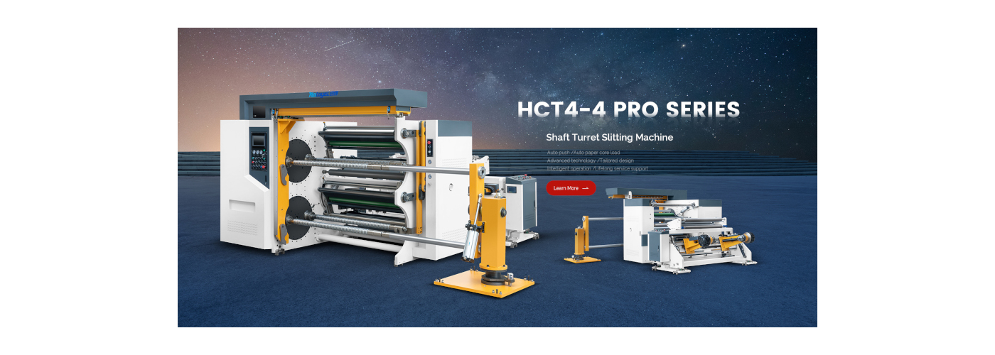 Four Axis turret slitter