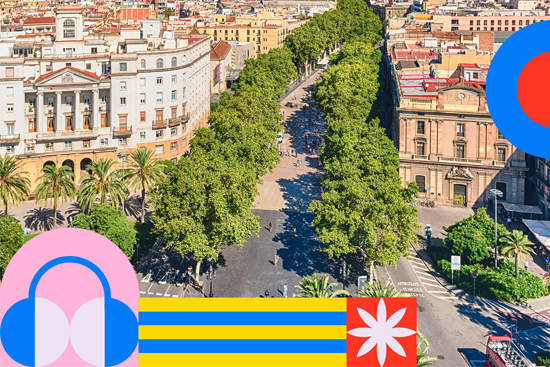 Image of Barcelona from a high angle