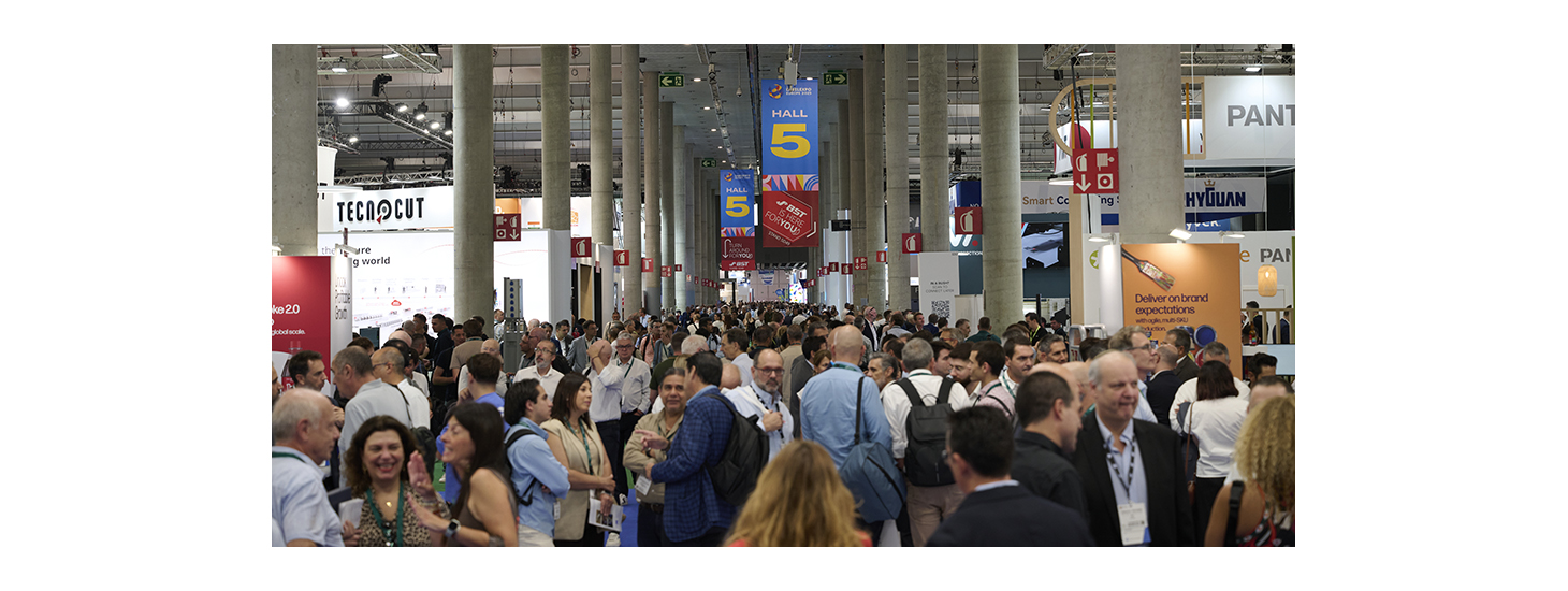 Labelexpo Europe 2025 - busy show floor.